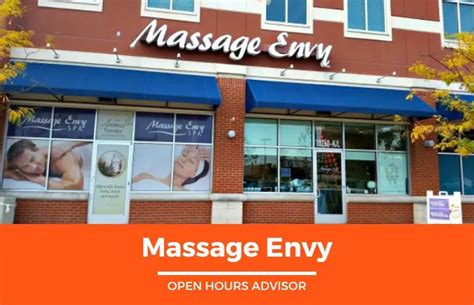 massage envy hours